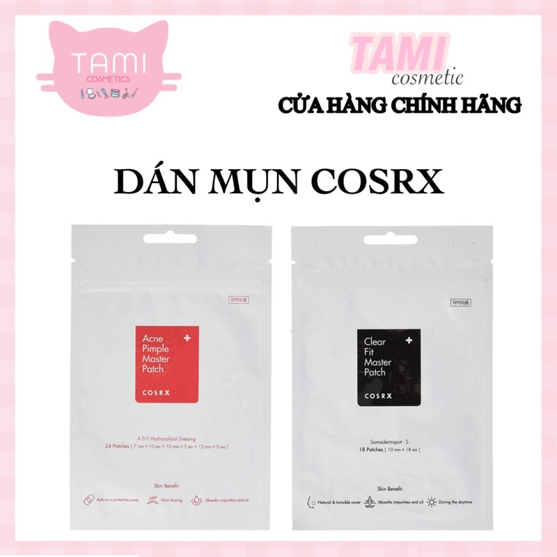 Dán Mụn Cosrx Acne Pimple Master Patch / Clear Fit Master Patch