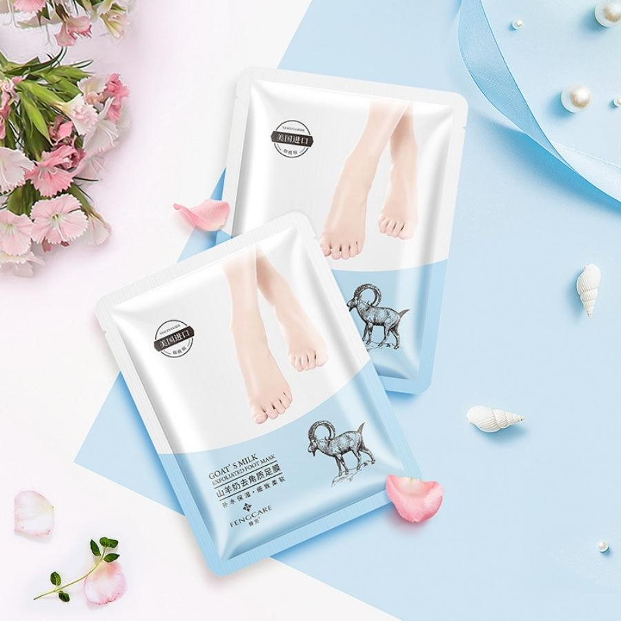 Mặt nạ chân sữa dê goat's milk, mặt nạ ủ chân tinh chất sữa dê giúp trắng da,giảm vết nhăn, ngăn ngừa lão hoá da