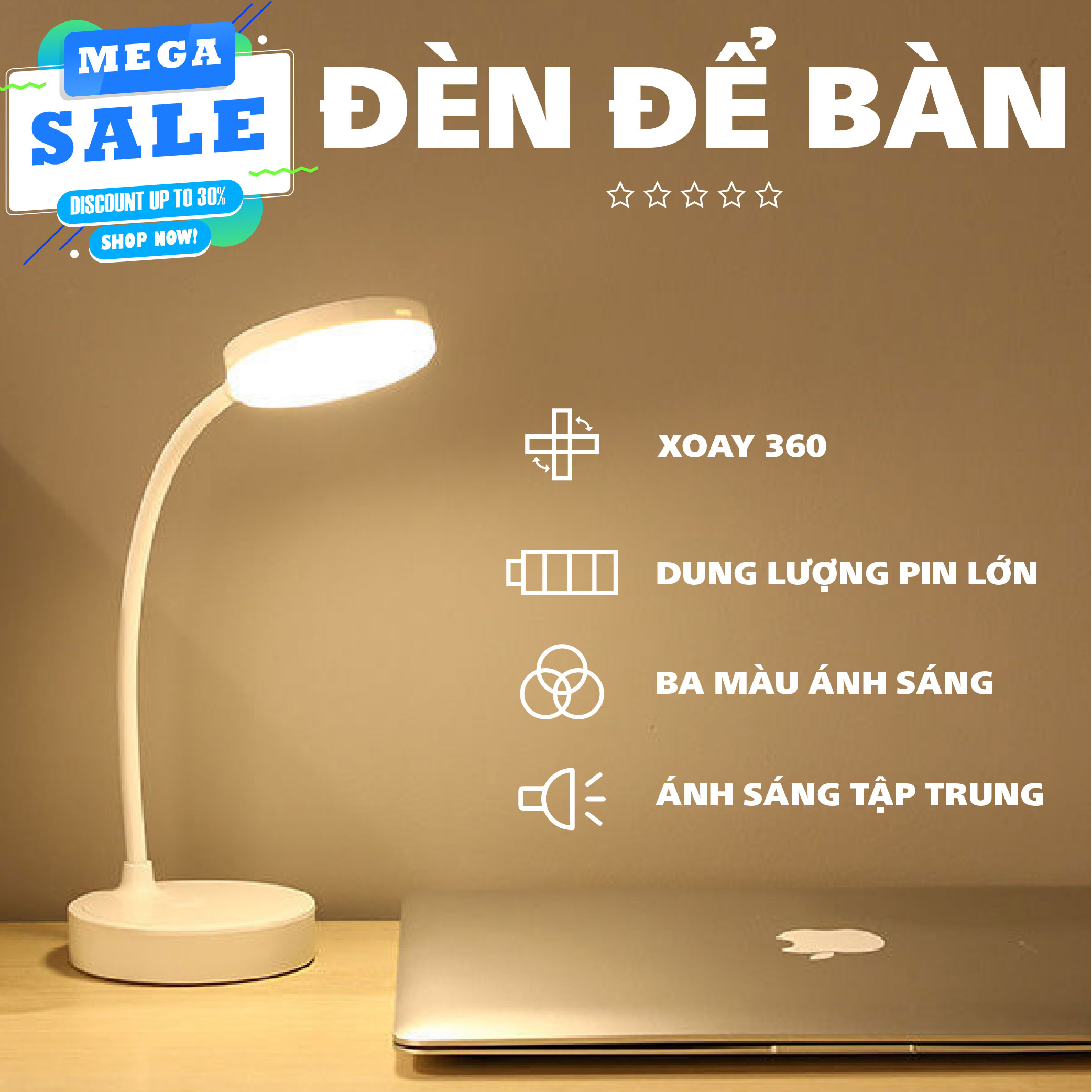 Đèn Led để bàn, đèn học sinh để bàn, đèn chống cận kẹp bàn cao cấp MY - 716 - Đèn học hình mèo tiện dụng (Màu ngẫu nhiên)