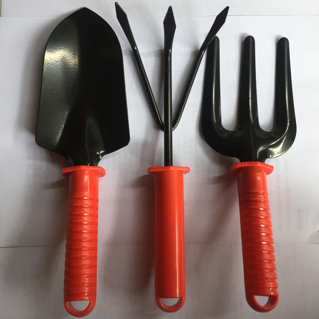 Bộ Dụng Cụ Làm Vườn 3 Món Thép Không Gỉ - LV95