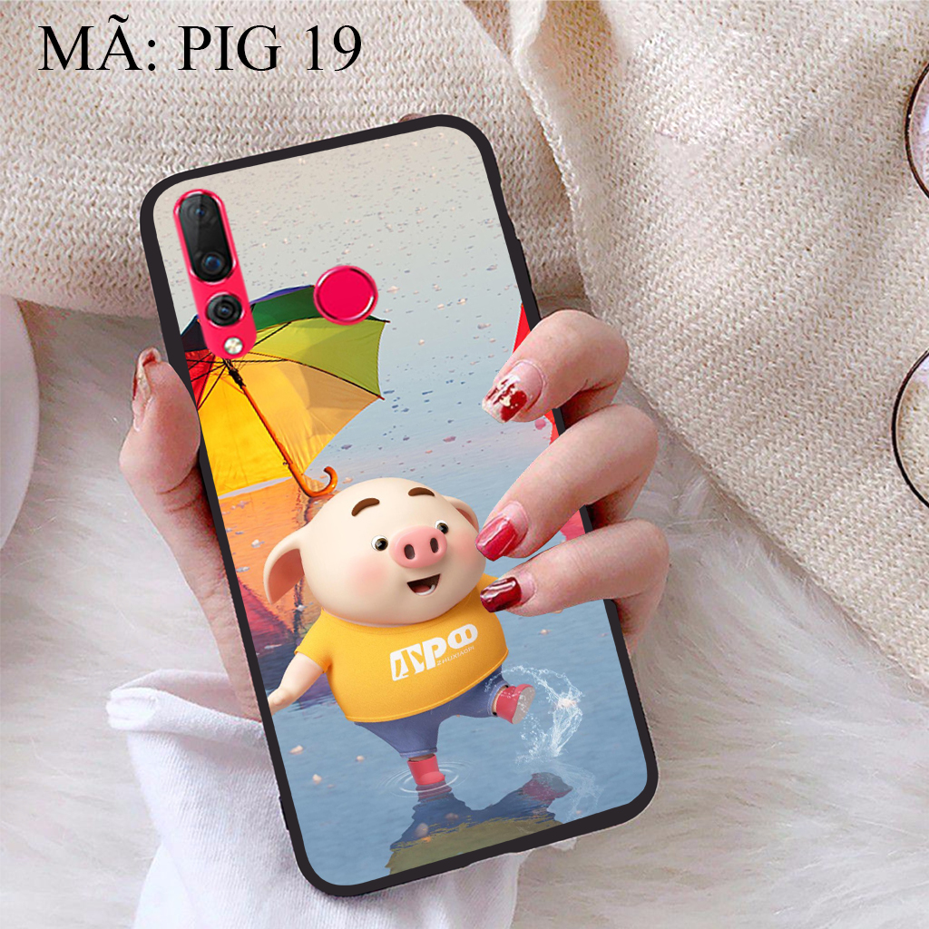 [HCM]Ốp lưng Huawei Nova 4 viền dẻo TPU BST Pig Cute được làm từ chất liệu nhựa và TPU cao cấp bảo vệ máy tránh trầy xước rất tốt