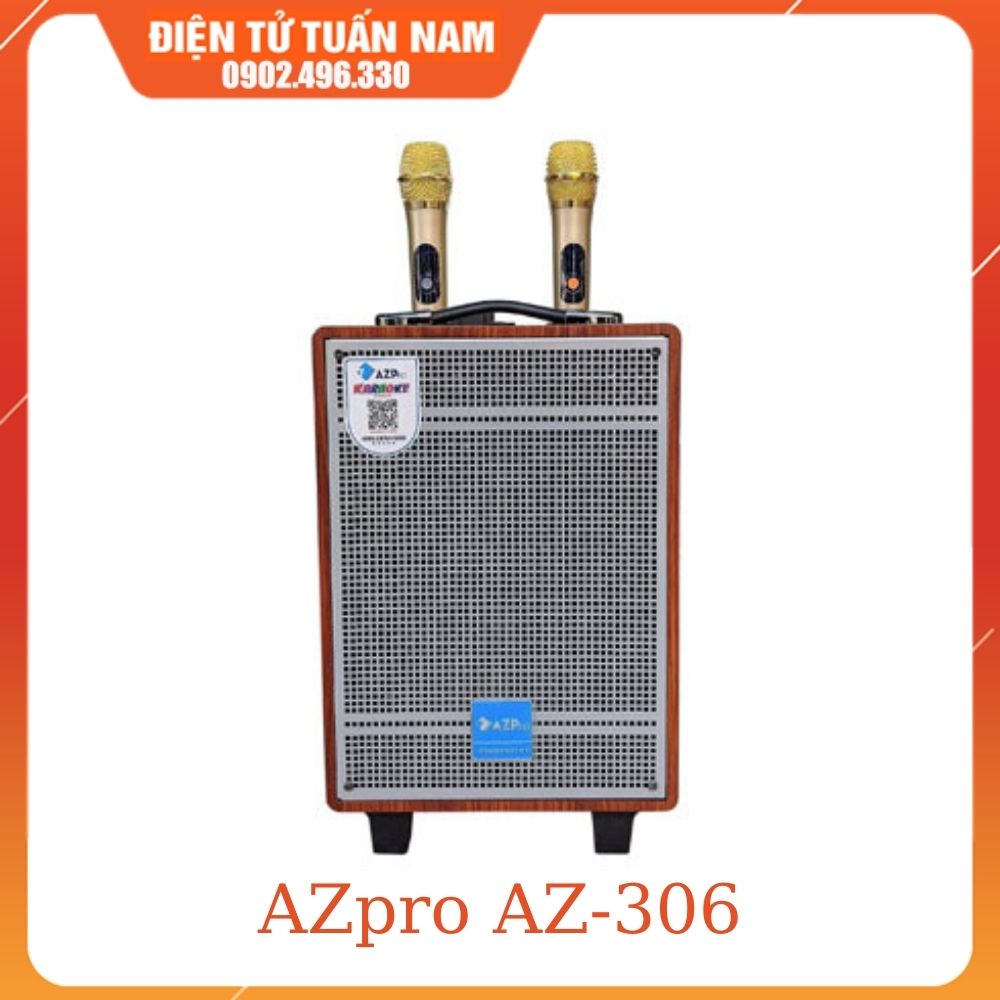 Loa kéo AZpro AZ-306, loa karaoke du lịch 2 đường tiếng