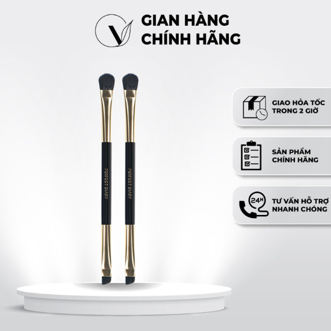 Cọ phấn mắt trang điểm 2 đầu tiện lợi perfect diary- vm cosmetic