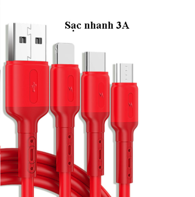 Dây cáp sạc nhanh cao cấp cổng Micro USB / Lightning / Type C