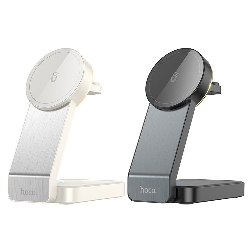 Đế sạc không dây HOCO CQ3 | Dock sạc 3 trong 1 cho Sạc iPhone, tai nghe Airpod, AppleWatch