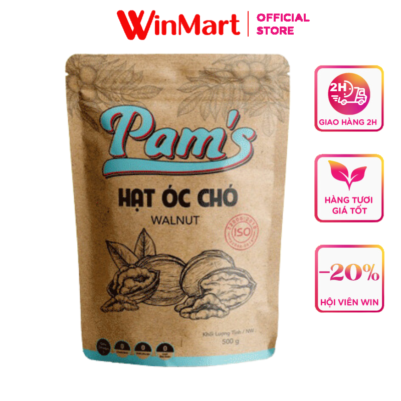 - hạt óc chó pam's gói 250g