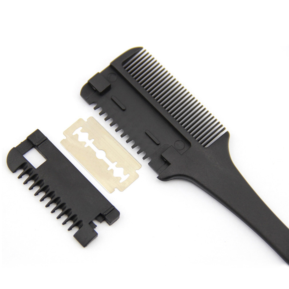 VMQKIQ Với Lưỡi Dao, Lược Làm Tóc Chuyên Nghiệp Cầm Tay, Lược Làm Mỏng Tóc Lược Sửa Tóc Mái Lược Tỉa Tóc