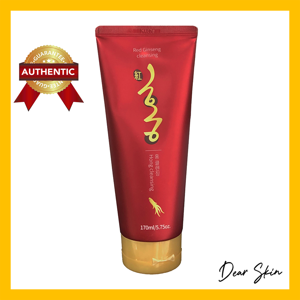 Sữa Rửa Mặt Hồng Sâm Hong Cleansing làm trắng sáng, căng da mặt và bổ sung dinh dưỡng cho da hong sam cleanser - Sữa rửa mặt sâm hàn quốc, sữa rửa mặt nhân sâm