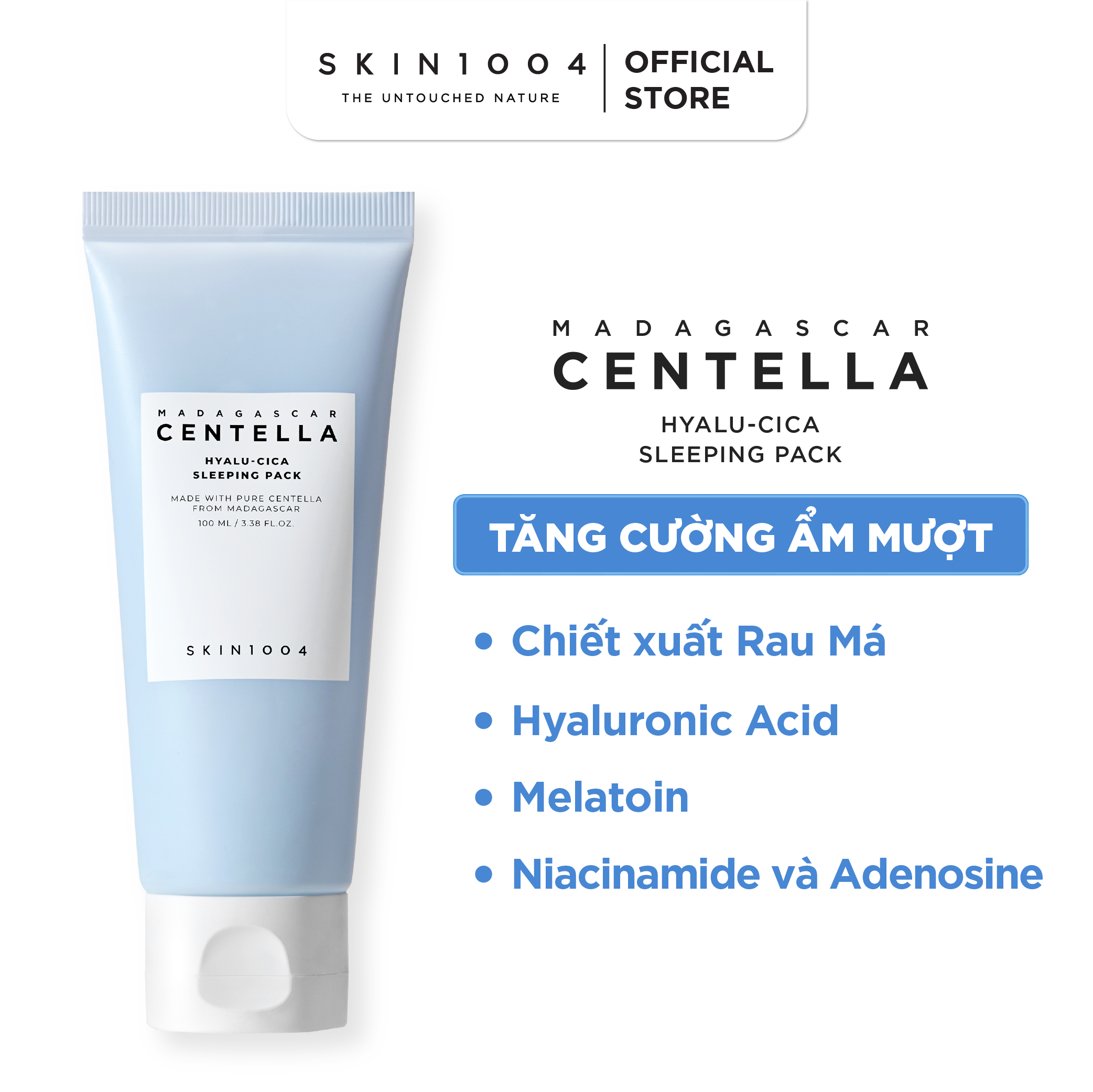 Mặt nạ ngủ Skin1004 Madagascar Centella Hyalu-cica Sleeping Pack 100ml