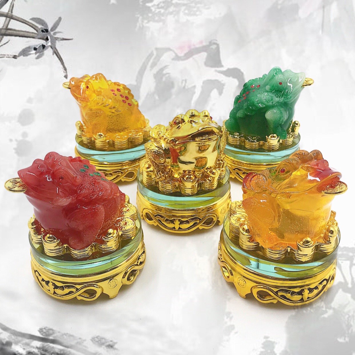 Tượng thiềm thừ phong thủy đế xoay