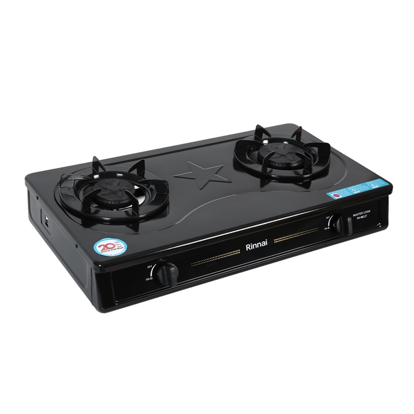 Bếp ga đôi rinnai rv-mc27be - hàng chính hãng