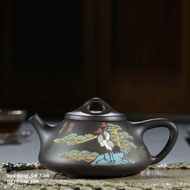 Ấm tử sa nghi hưng thạch biều 350 ml