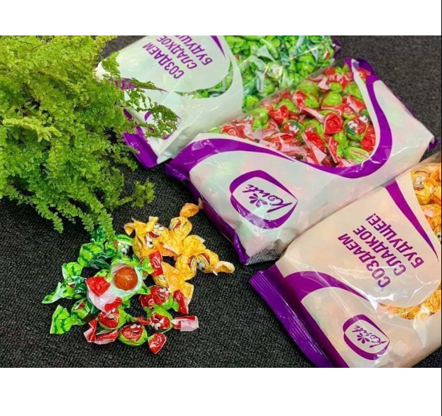 Kẹo dẻo trái cây Konti Nga bịch 250gr
