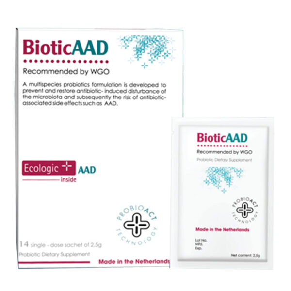 BioticAAD hỗ trợ giảm các triệu chứng rối loạn tiêu hóa do loạn khuẩn