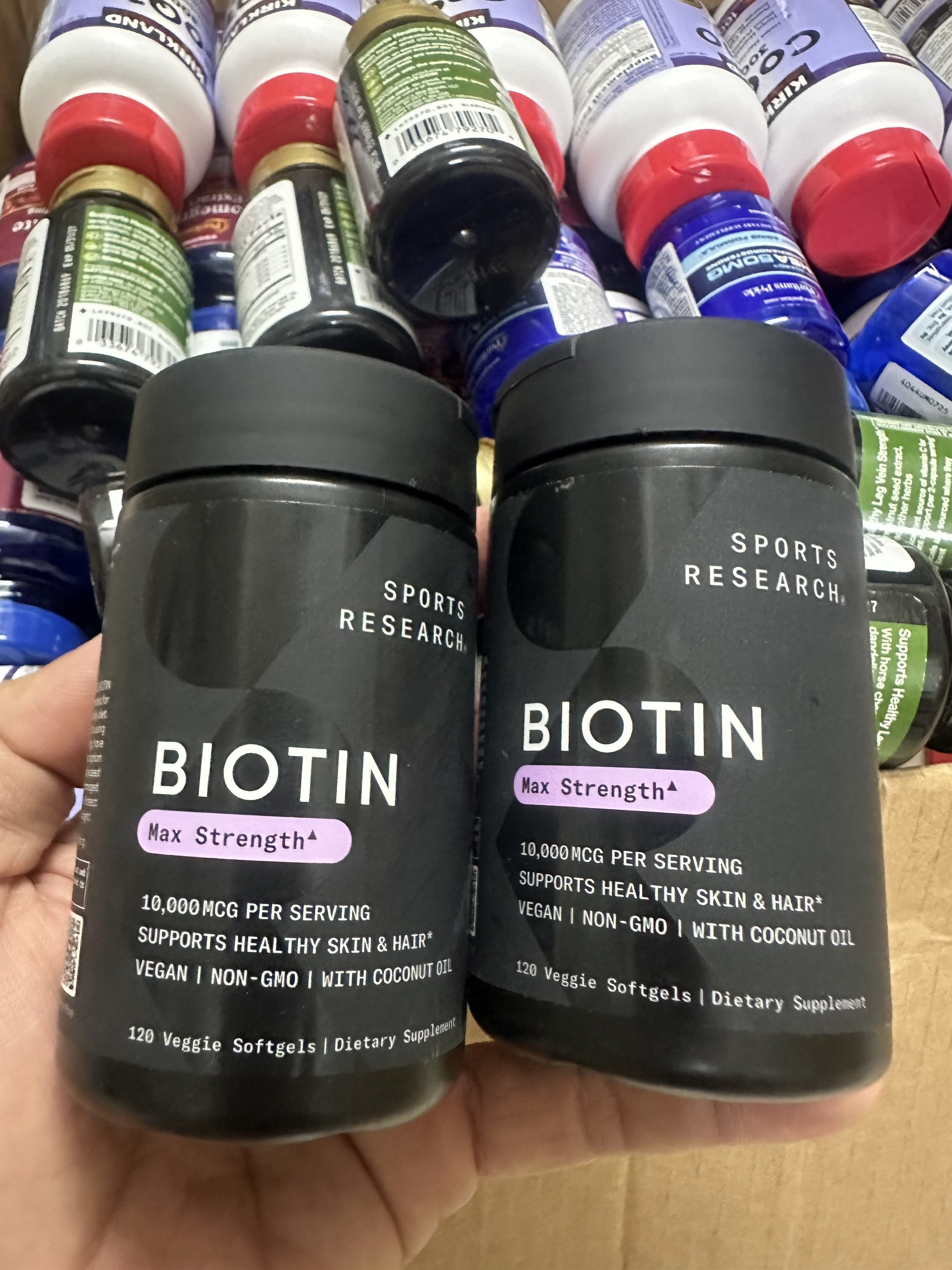 VIÊN UỐNG BIOTIN 10000mcg 100 VIÊN HỖ TRỢ TÓC, MÓNG, DA NHẬP MỸ