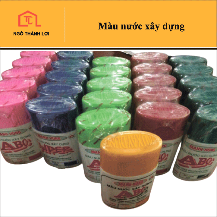 Màu nước xây dựng 100ml (đủ màu) - Màu nước