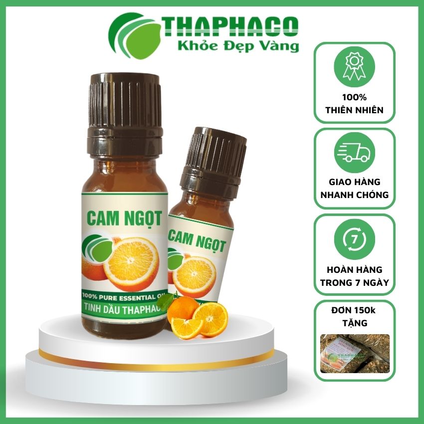 Tinh Dầu Cam Ngọt Tươi Mát 10ml Thaphaco