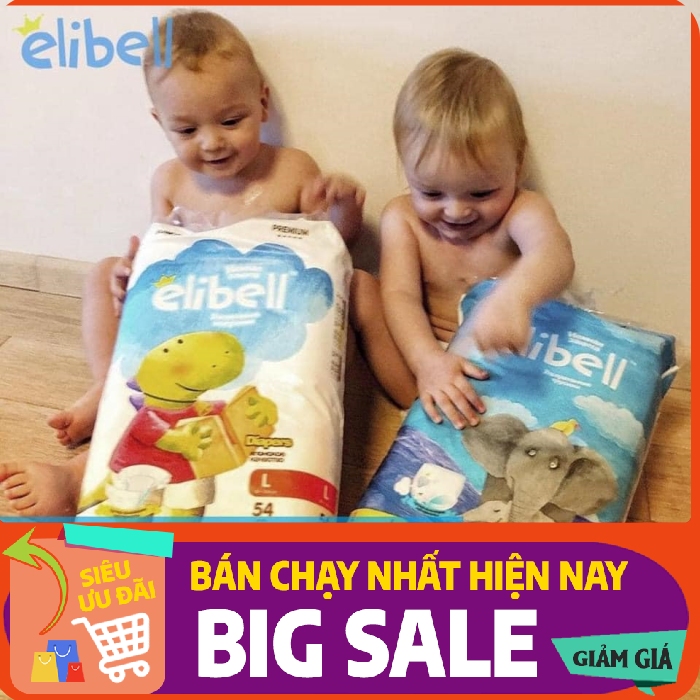 Bỉm Quần Elibell Nội Địa Nga - Quần L44/XL38/XXL26 ,tã quần, tả, bỉm, ta quan , bim tre em , bỉm trẻ em ,ta ,bim