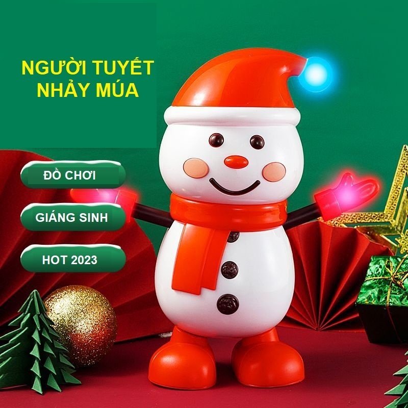 Đồ chơi người tuyết cute nhảy múa phát nhạc cho bé yêu