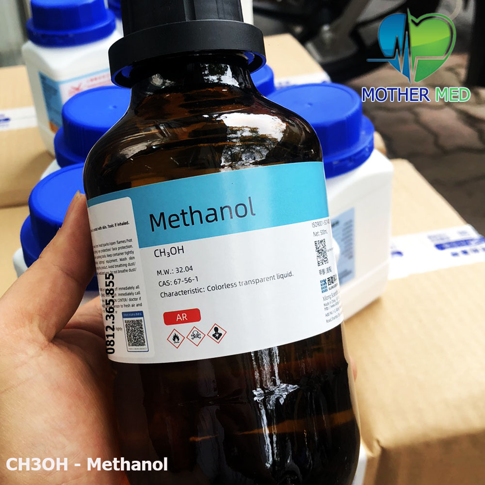 Hóa chất Methanol CH3OH 500ml hóa chất thí nghiệm, y tế