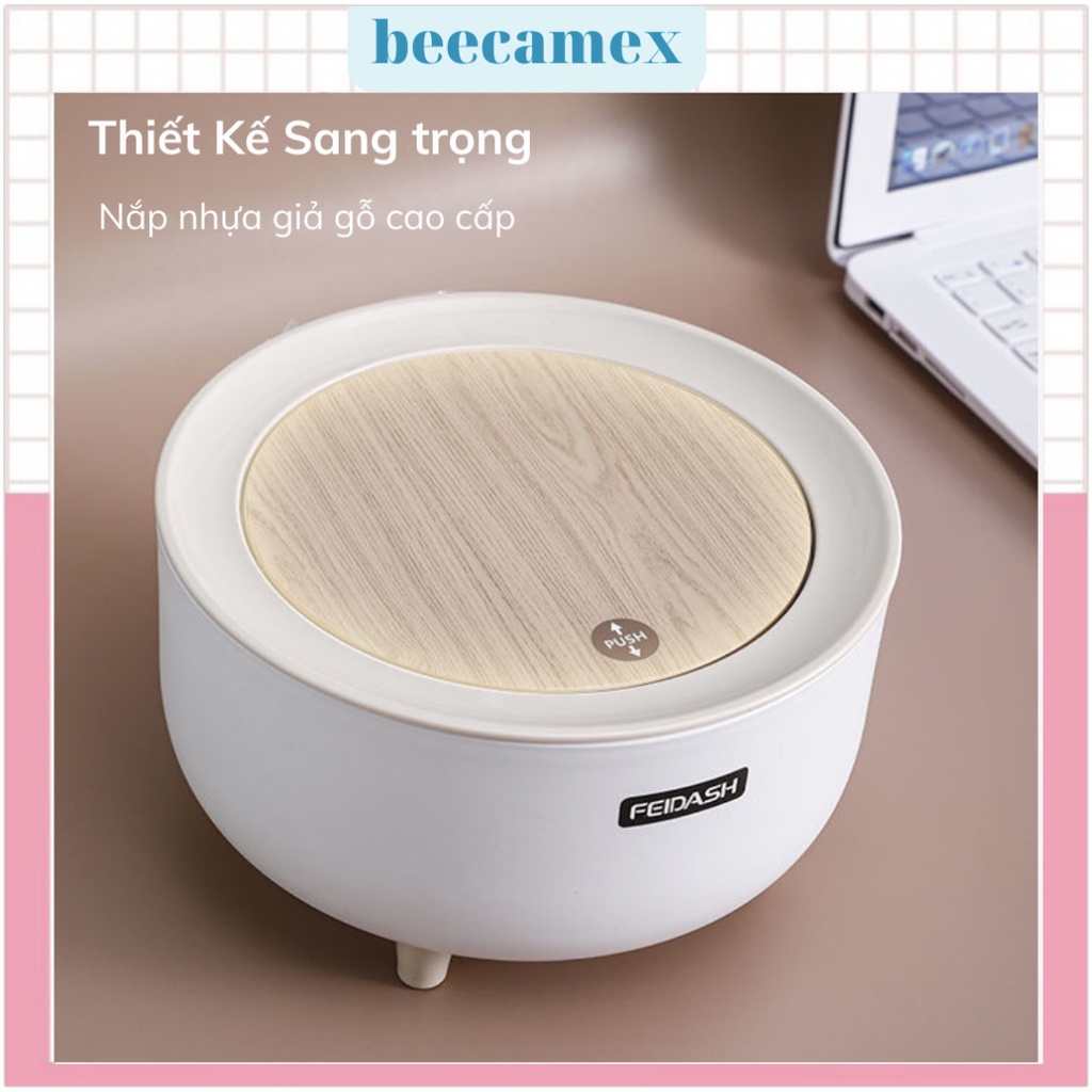Thùng rác mini để bàn tiện lợi dung tích 2L