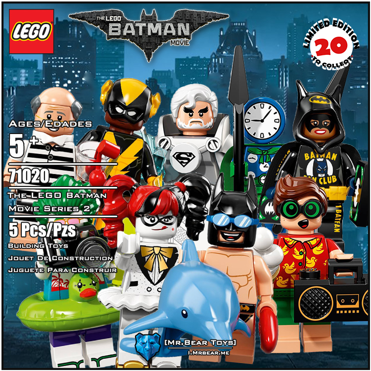 LEGO Lego Minifigures Pumping Series 71020 Batman Movie Season 2 complete  set is not repeated 