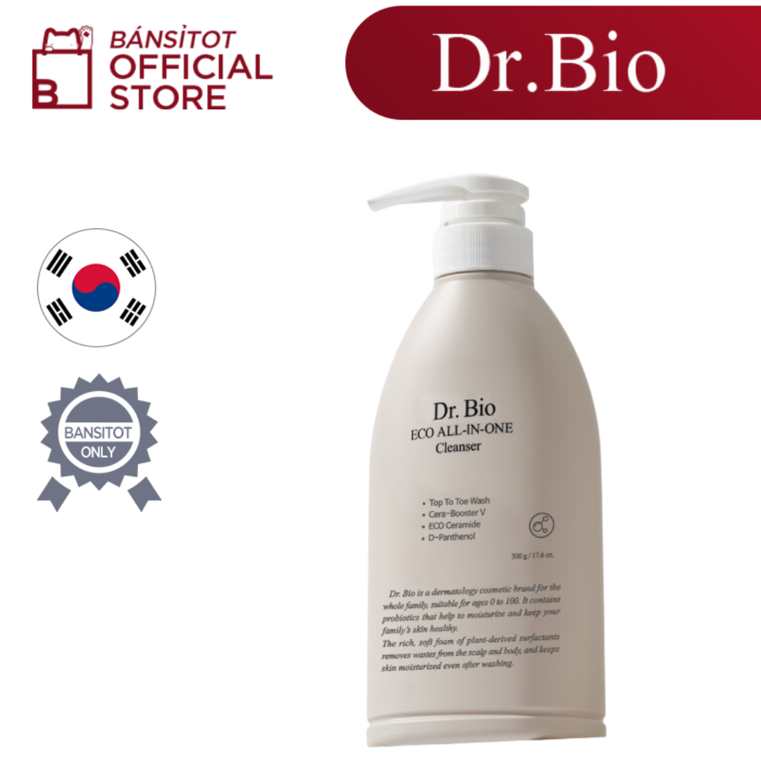 Sữa tắm gội đa năng cho bé và người lớn d​r​.b​i​o e​c​o a​l​l​-​i​n​-​o​n​e c​l​e​a​n​s​e​r 500ml d​r​b​i​o