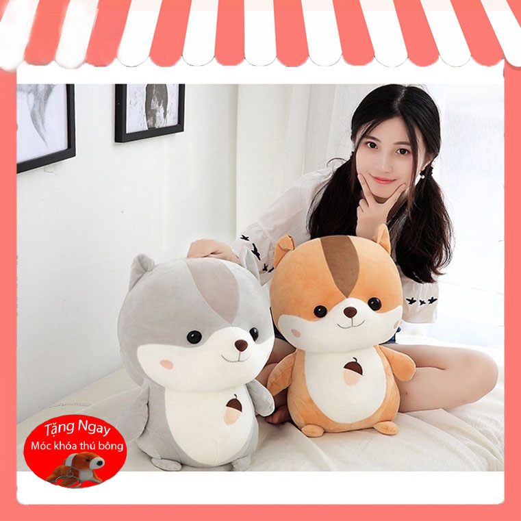 Gấu bông - thú bông sóc hạt dẻ 🐿cao cấp dễ thương 🐿 gb56