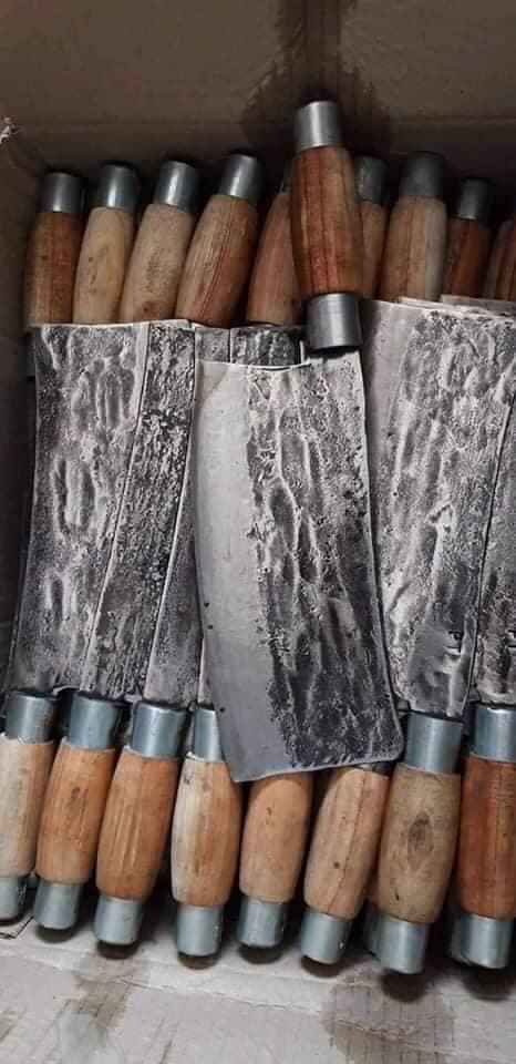 Dao Chặt (Dao Chặt PT Rèn Từ Nhíp Ô Tô)