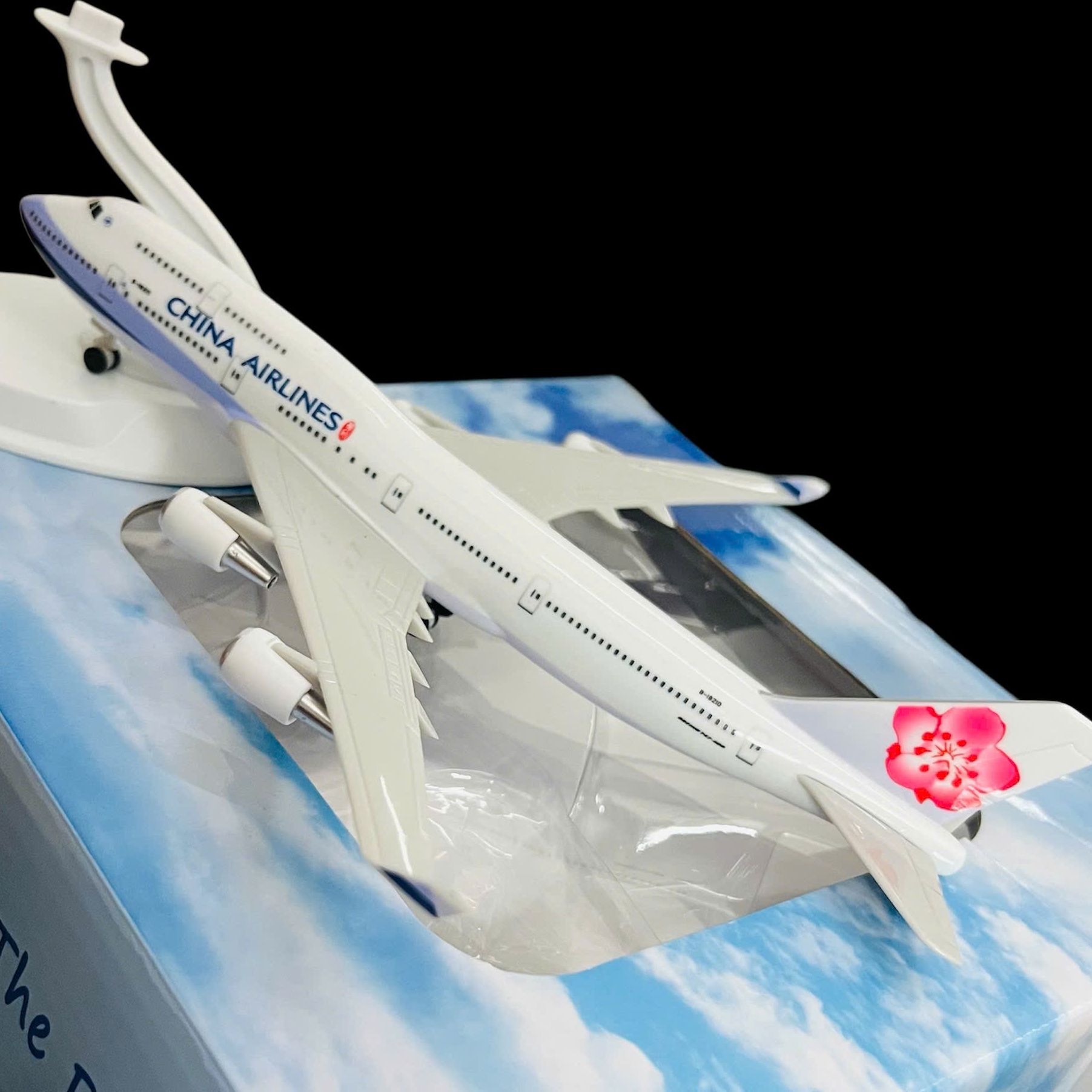 Mô Hình Máy Bay Boeing 747 CHINA AIRLINES Hãng Hàng Không Đài Loan | Tỉ lệ 1:400 (20CM) Nhựa ABS Kèm Chân Đế Trưng Bày