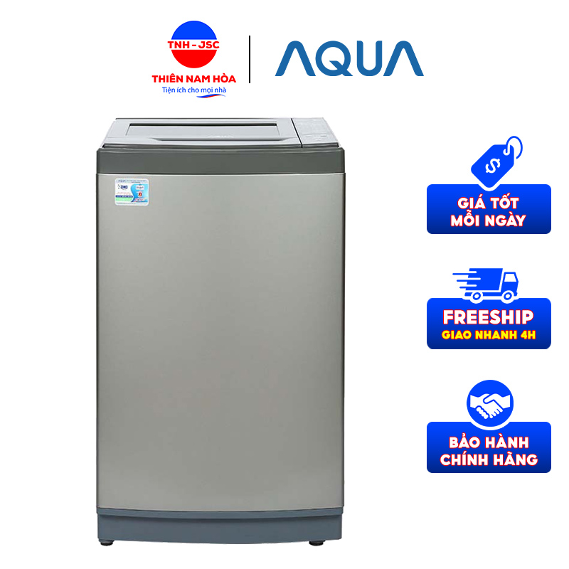 Máy giặt Aqua 8kg AQW-KS80GT - Hàng chính hãng, loại máy cửa trên
