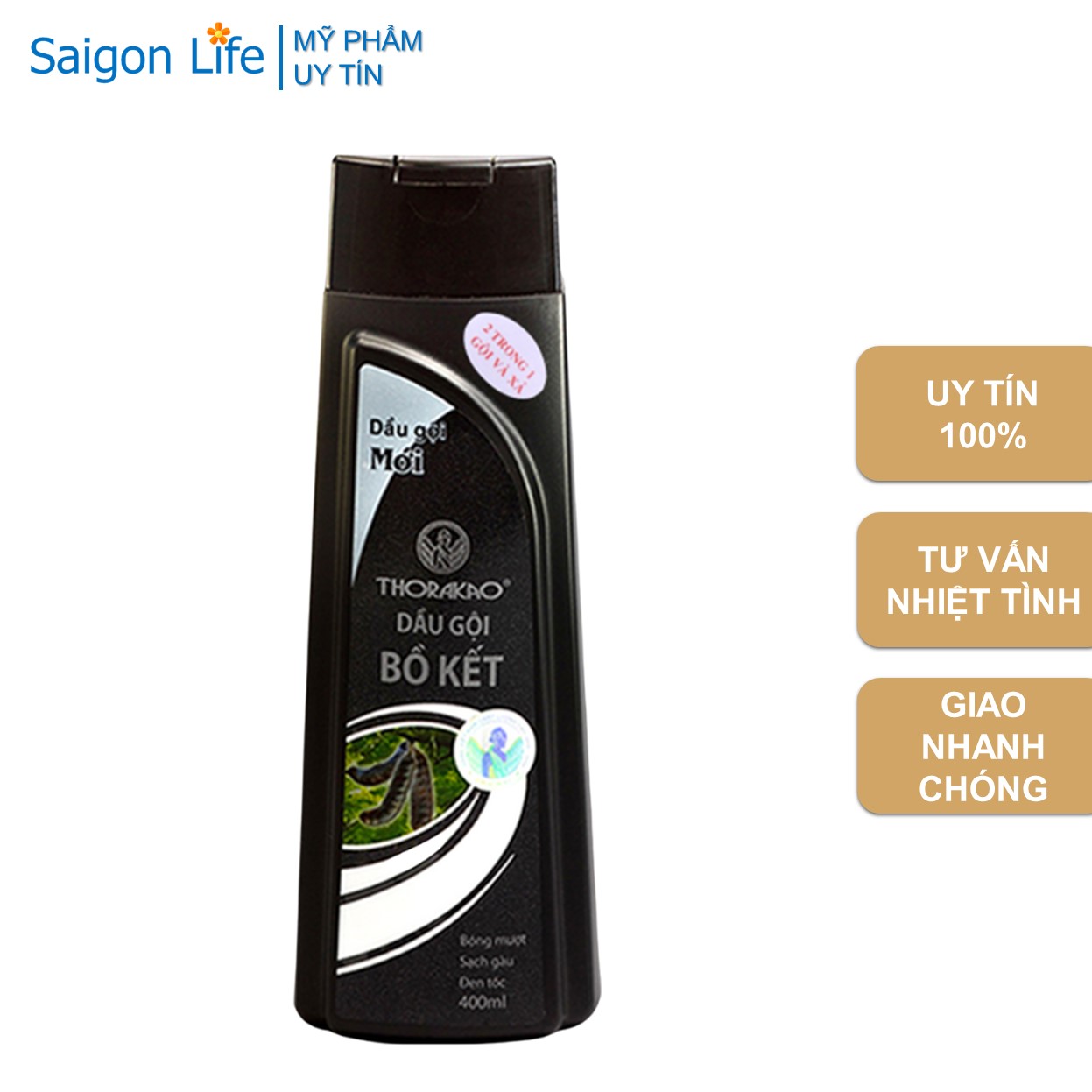 Dầu Gội Và Xả Bồ Kết Thorakao 400ml
