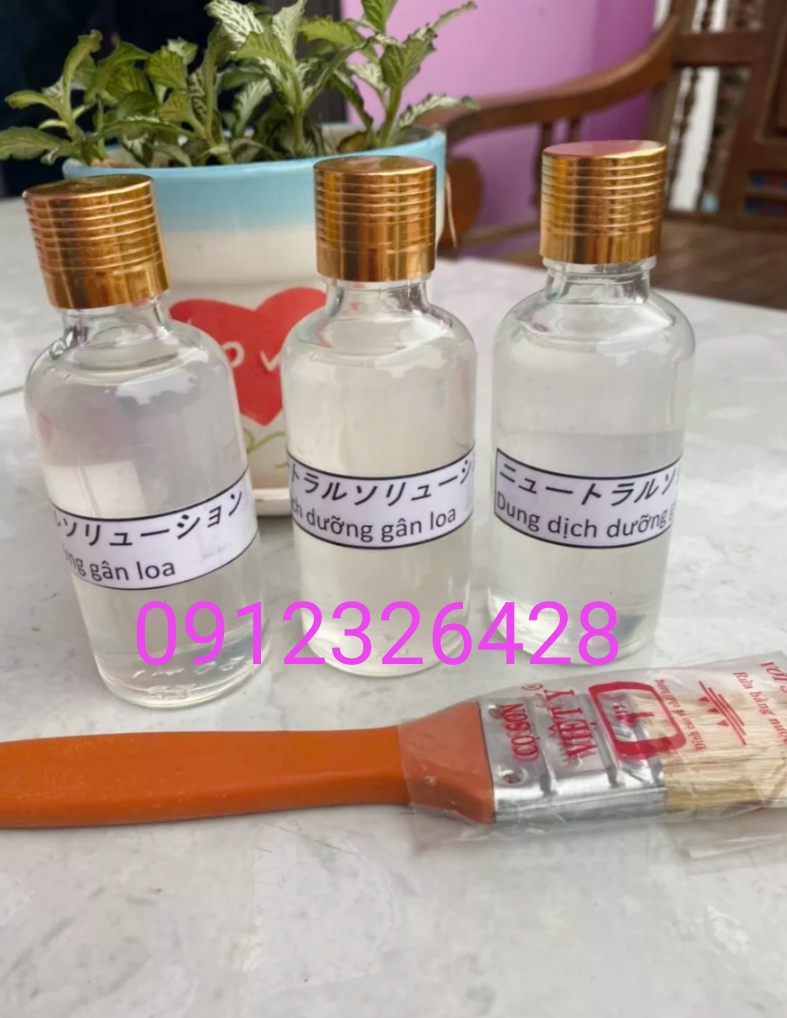 Keo dưỡng gân loa nhật bản, dung dịch dưỡng gân loa, dầu dưỡng gân loa - giá 1 chai 60ml