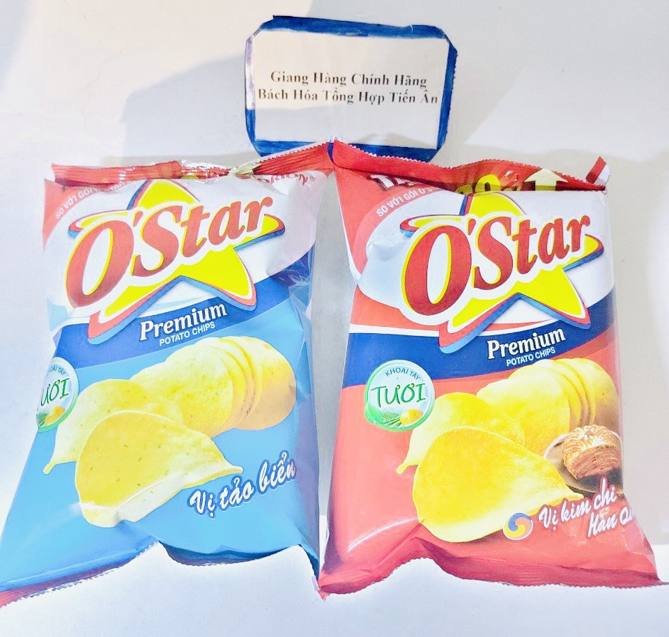 Combo 2 bịch Snack khoai tây O'STAR, TOONIES ORION 32g( Siêu ngon )