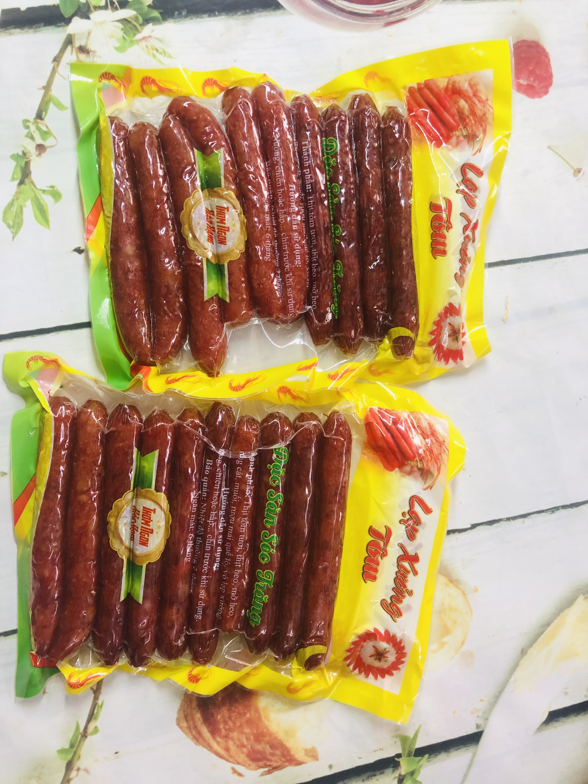 1Kg Lạp xưởng Tôm _Doanvatgiasi