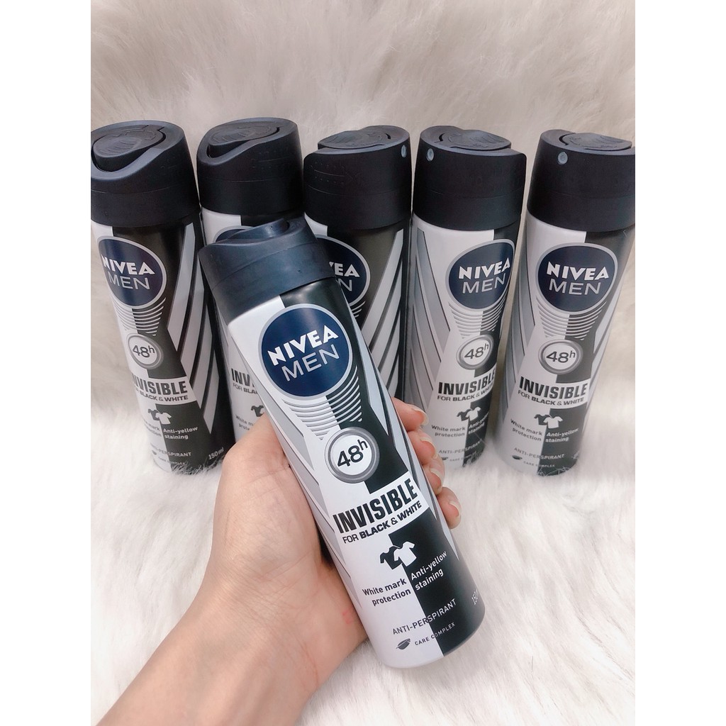 XỊT NGĂN MÙI NIVEA MEN GIẢM HÌNH THÀNH VỆT Ố VÀNG TRÊN ÁO
