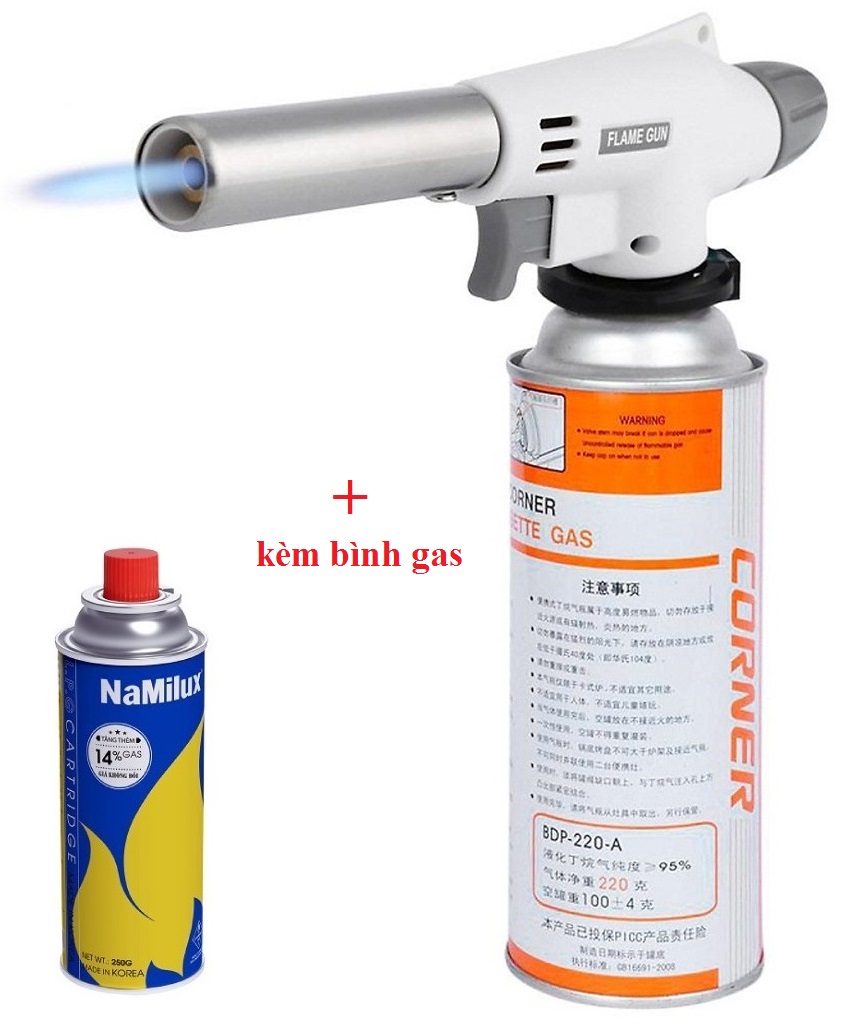 Đầu khò gas mini cầm tay đánh lửa tự động dể dàng sử dụng an toàn