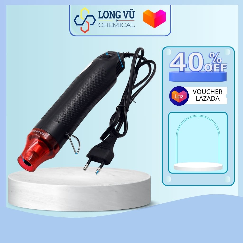 Máy khò nhiệt mini khử bọt Epoxy, làm mềm đất sáp - thổi hơi nóng, khò nhiệt.