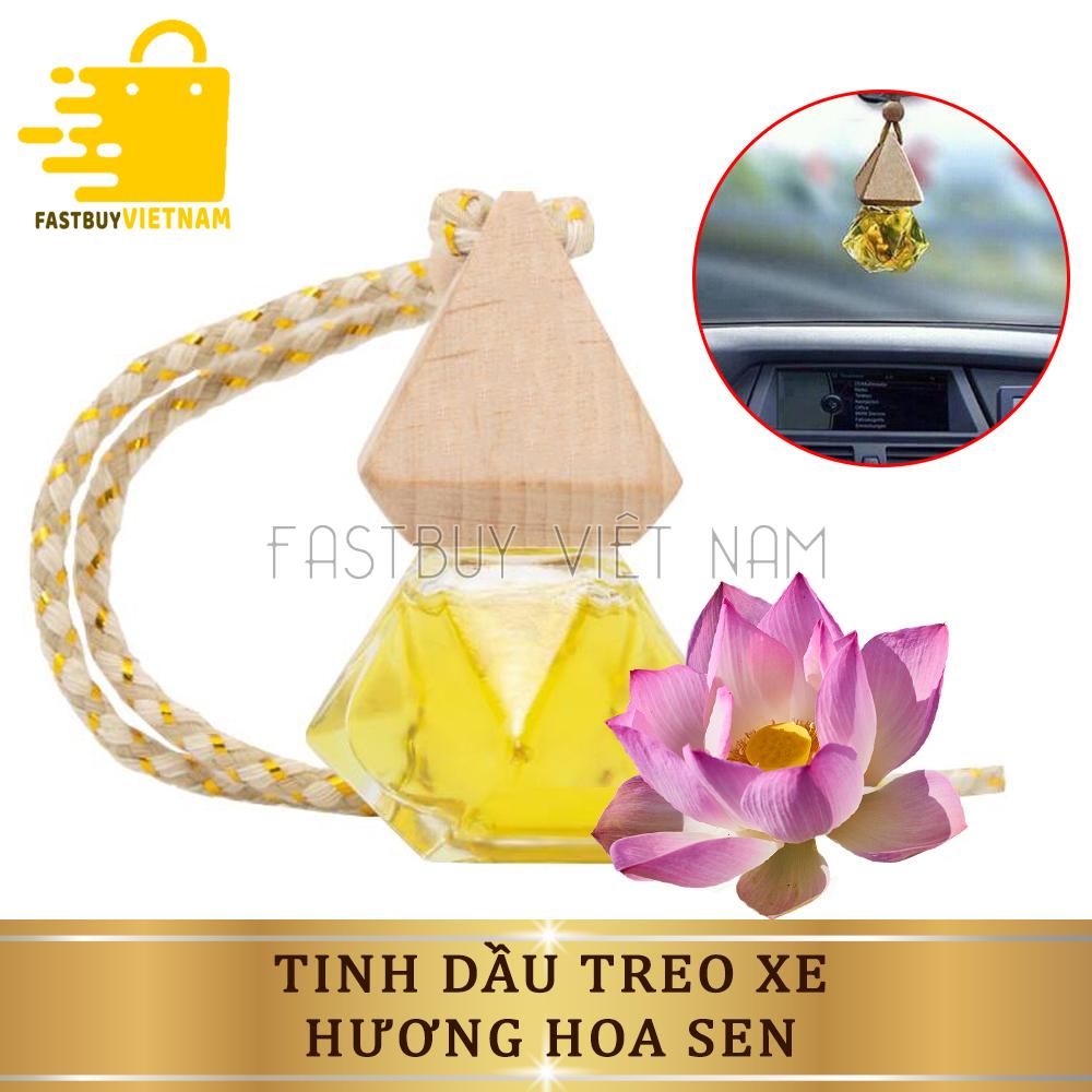 Tinh Dầu Treo Xe Hơi , Treo Phòng Hương Hoa Sen Khử Mùi Cực Thơm