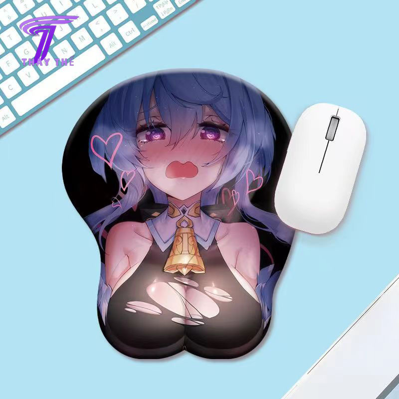 Miếng đệm chuột Phim hoạt hình Anime Mouse Pad Sexy chuột Pad Chuột Pad cho 3D Silicone