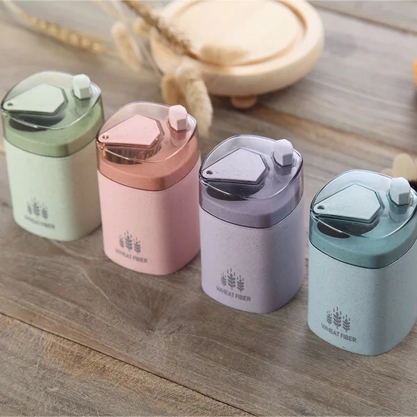 Lọ đựng tăm làm từ lúa mạch