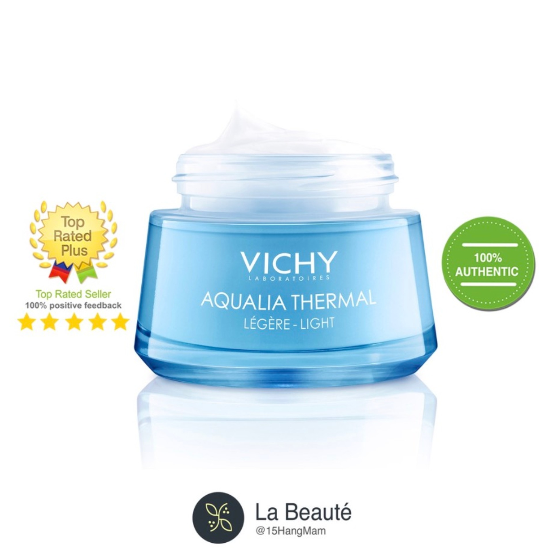 Vichy Aqualia Thermal Crème Réhydratante Légère 50ml - Kem Dưỡng Dành Cho Da Dầu , Hỗn Hợp