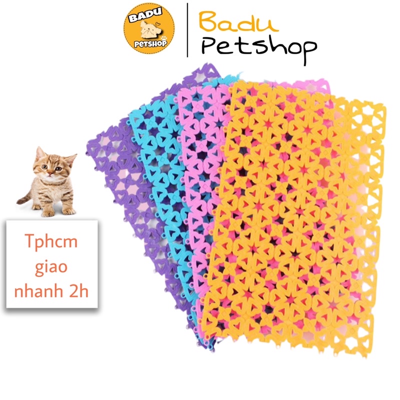 Tấm lót nhựa cho chó mèo ❤️ freeship ❤️ tấm lót nhựa pvc 20x30 cho thú cưng