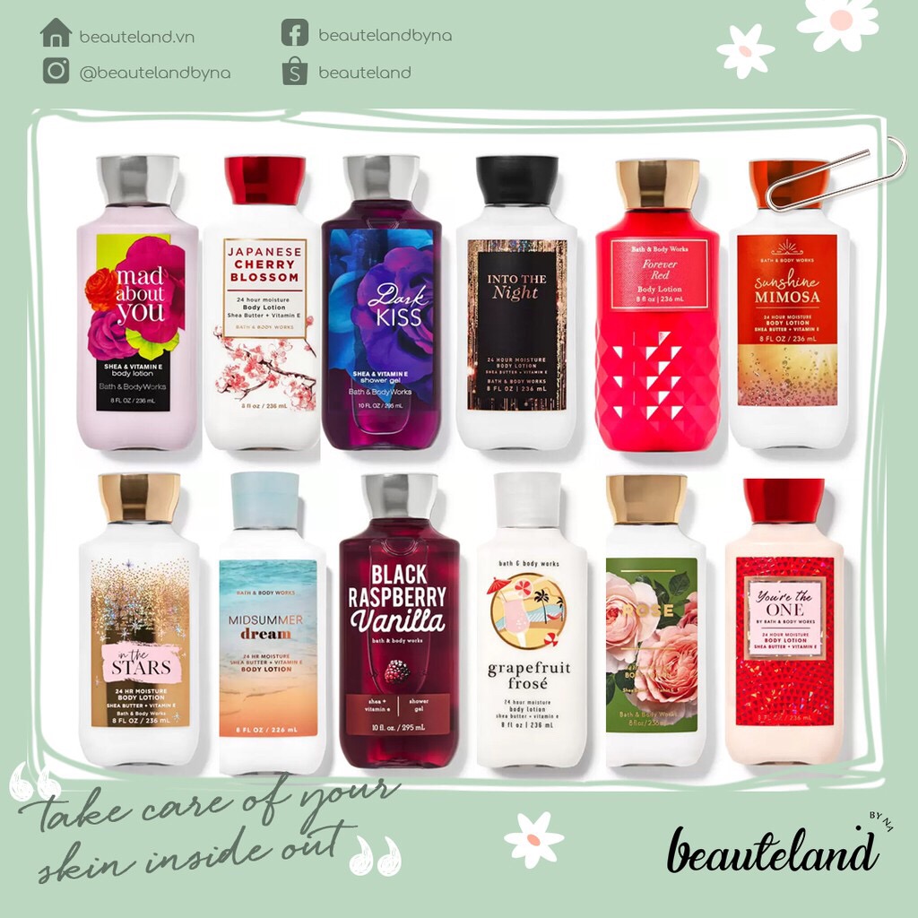 Dưỡng thể Bath & Body Works Body Lotion/Super Smooth Lotion