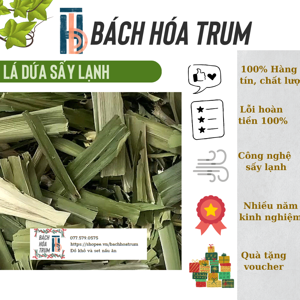 ✅ lá dứa sấy lạnh tiện lợi - 200g