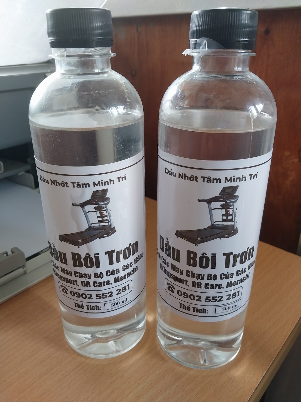 Lốc 2 chai Dầu bôi trơn máy chạy bộ các loại kingsport, elipsport, dung tích- loại chai lẻ 500 ml, chất lượng cao