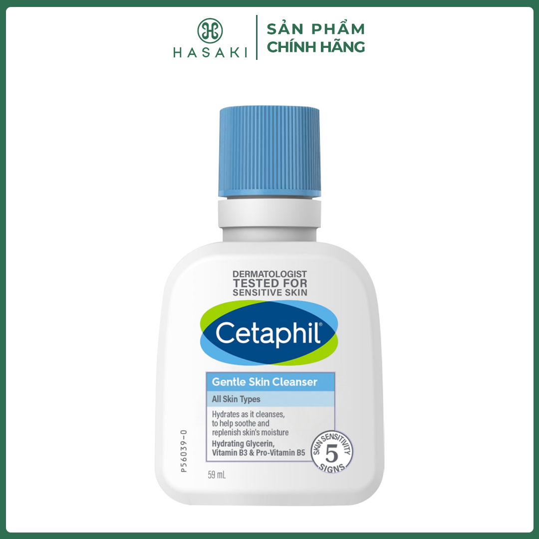[QUÀ TẶNG KHÔNG BÁN] Sữa Rửa Mặt Cetaphil Dịu Lành Cho Da Nhạy Cảm 59ml Hasaki Sản Phẩm Chính Hãng