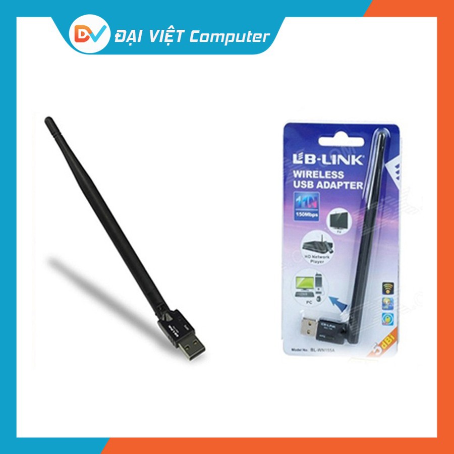USB thu Wifi Lb-Link BL-LW05-AR5 tốc độc 150MB có râu