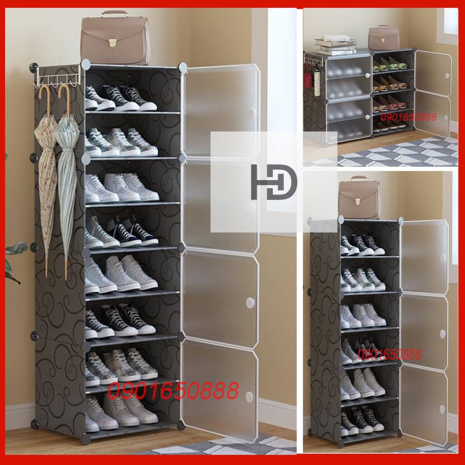 Tủ nhựa đựng giày lắp ɡhép đa năng
