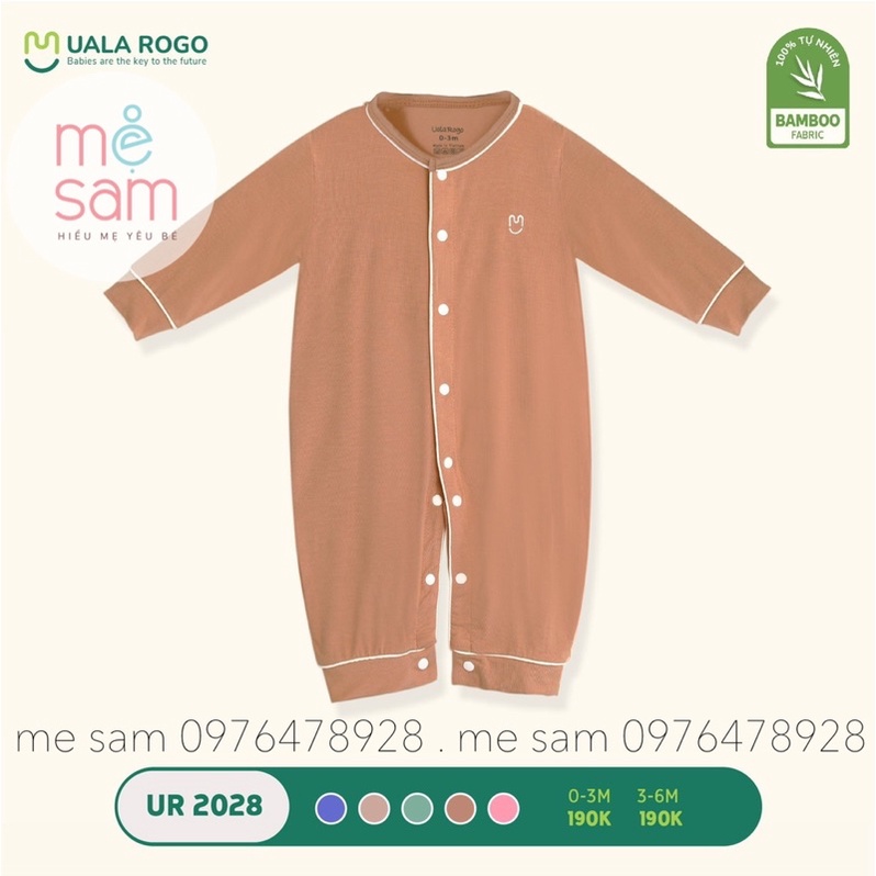 Body suit dài tay bamboo ualarogo ur 2028